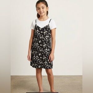Art Class Girls 2 Piece Dress with Daisys Floral XL (14)